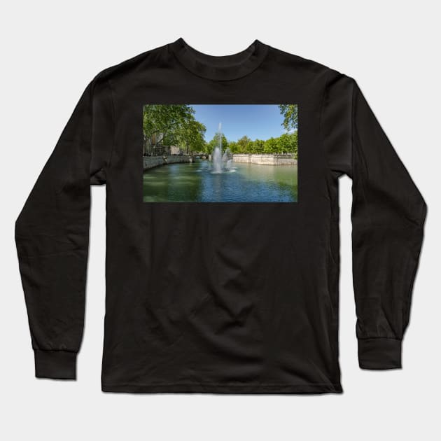 Fountain of Nimes Long Sleeve T-Shirt by Shirasaya